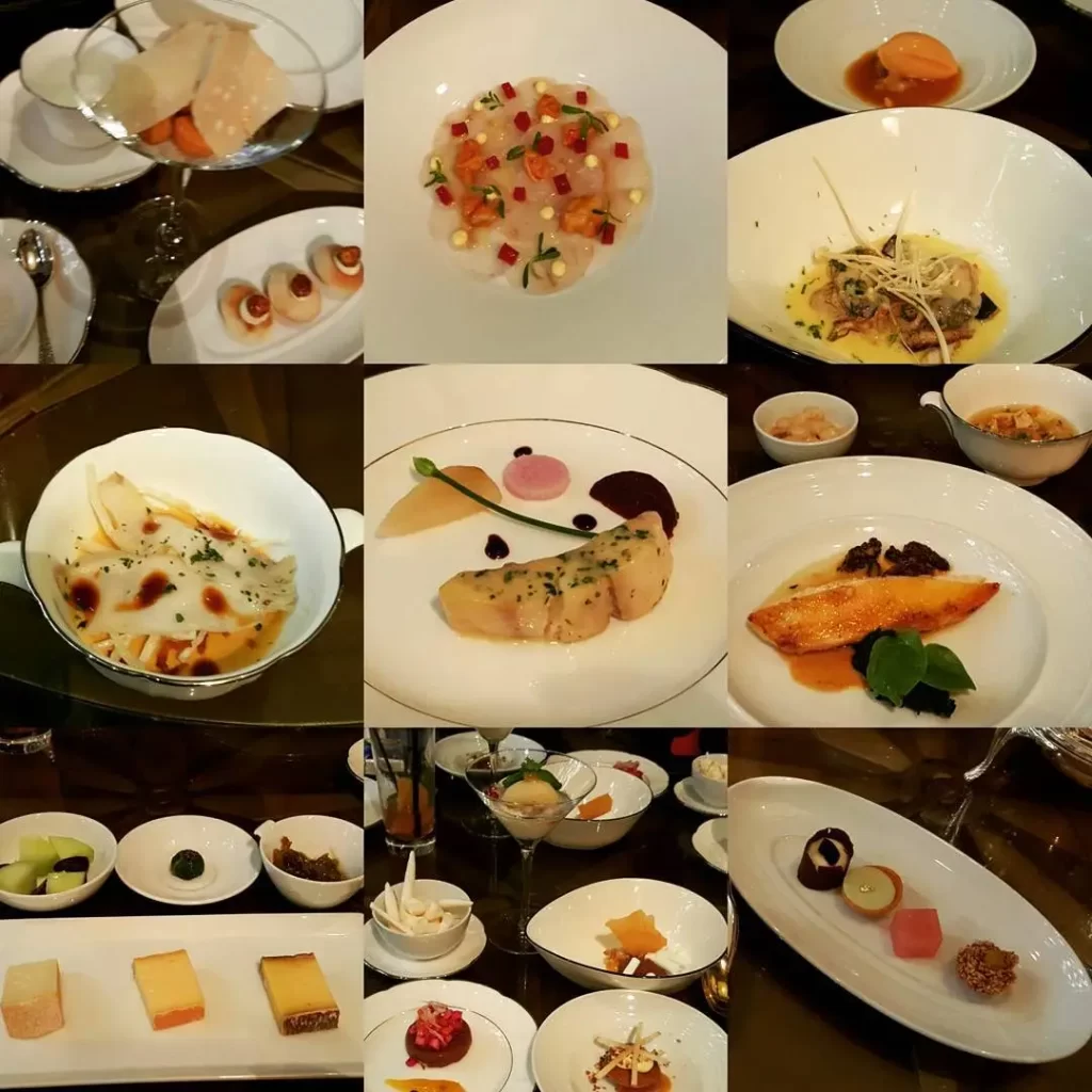 Plated French fine dining course at La Maison 1888 in Da Nang
