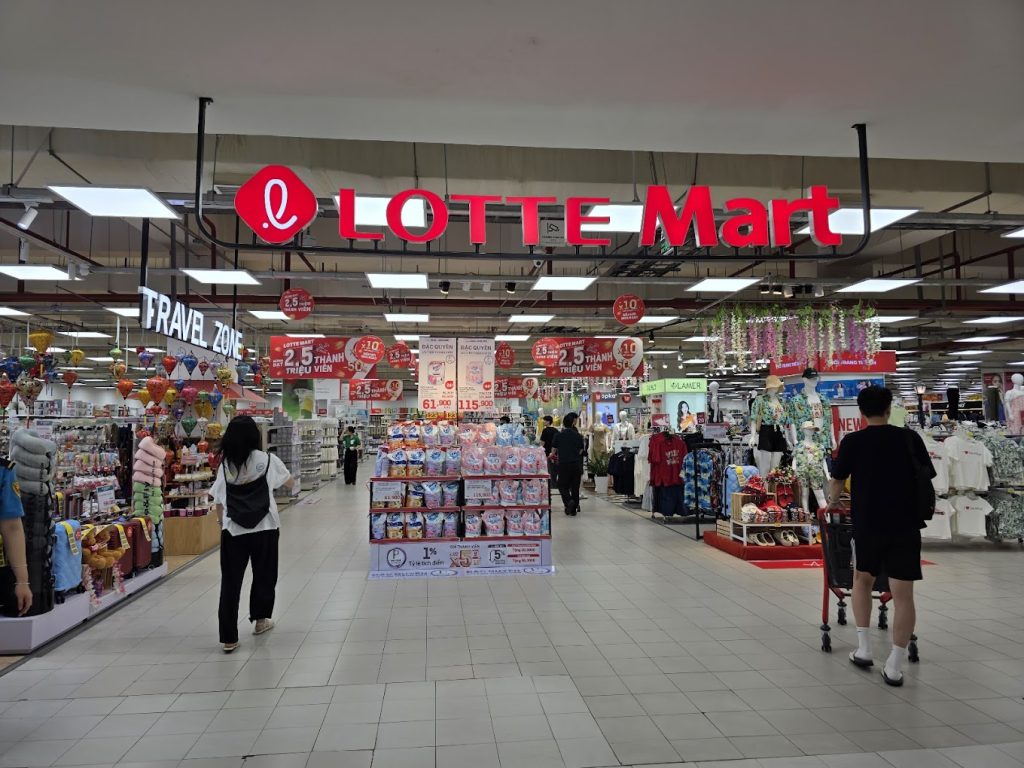 Inside Lotte Mart Supermarket by Hwang
