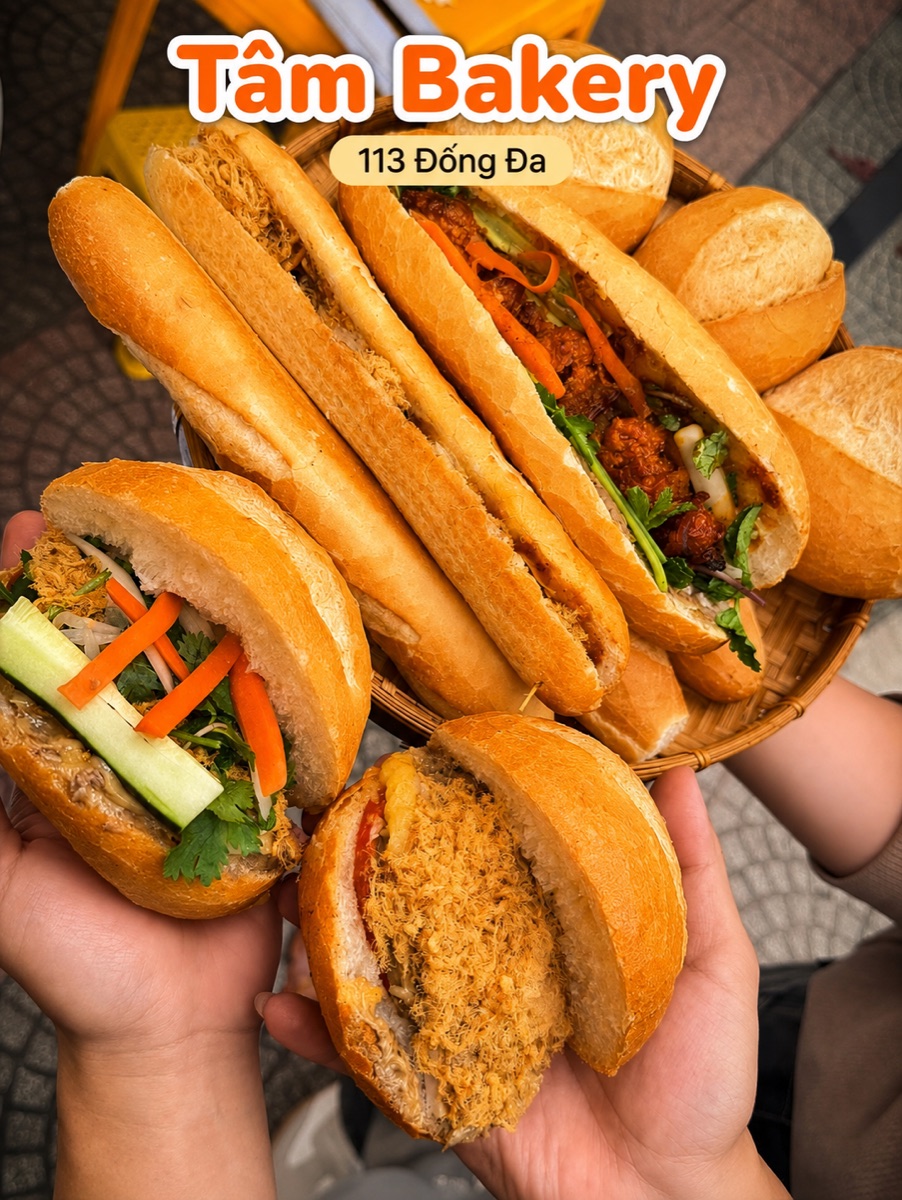 Bánh mì from Tâm Bakery at 113 Đống Đa, Da Nang